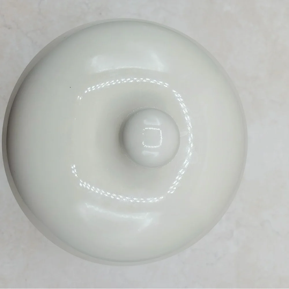 Ikea Off White Spinnarhaj Covered Stoneware Jar Retro Design Highly Collectible
